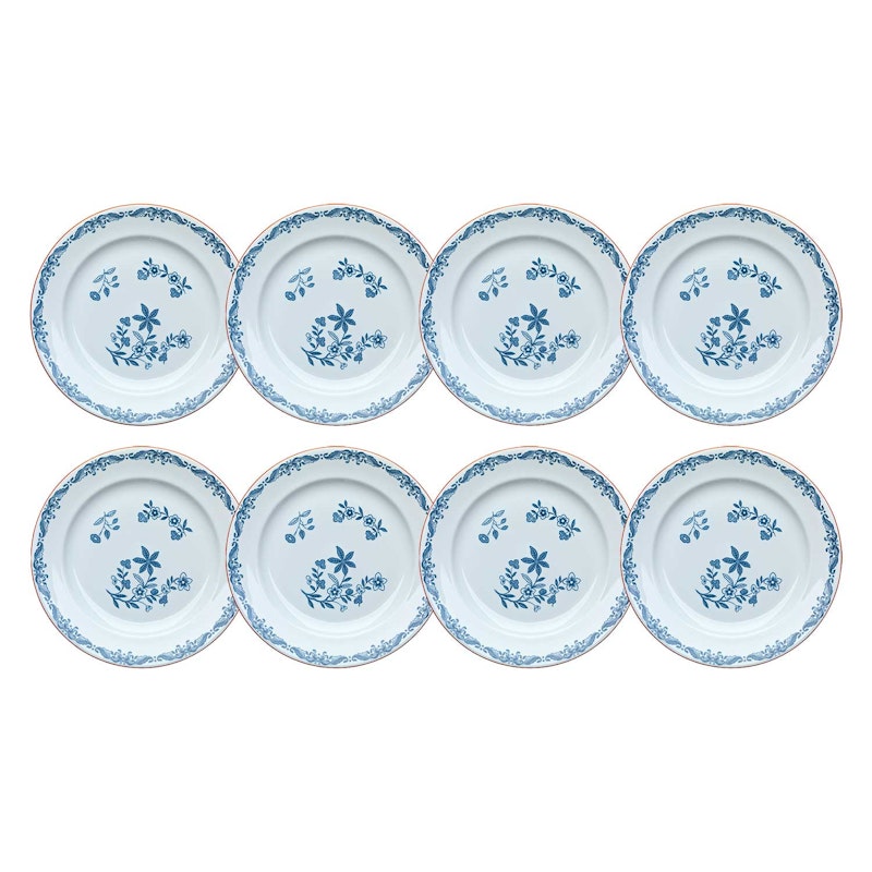 Ostindia Plate 27 cm, 8 Pcs
