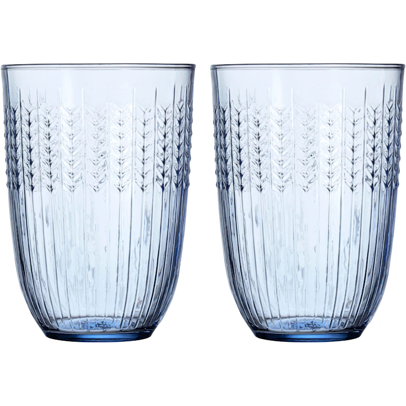 Swedish Grace Drinkglas 37 cl Pak van 2, Blauw