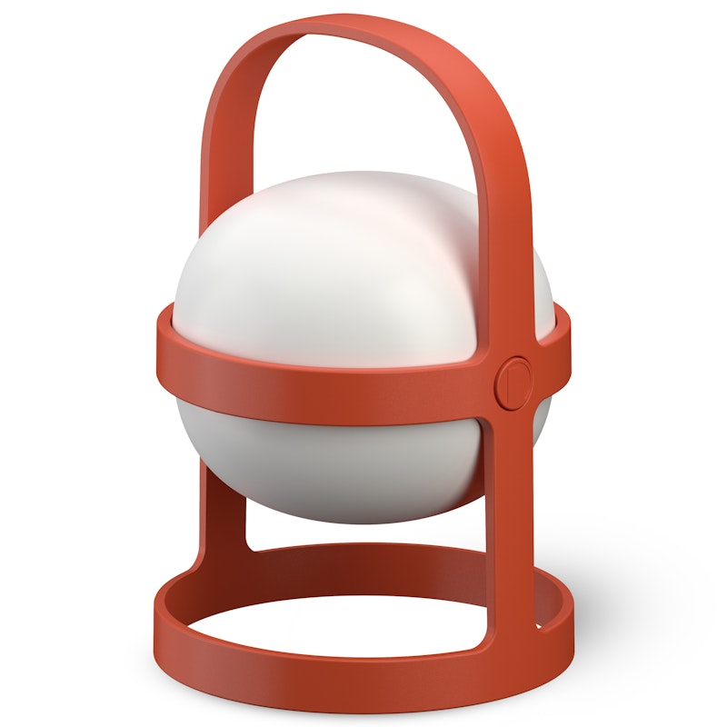 Soft Spot Solar Circular Lamp Draagbaar 18,5 cm, Terracotta