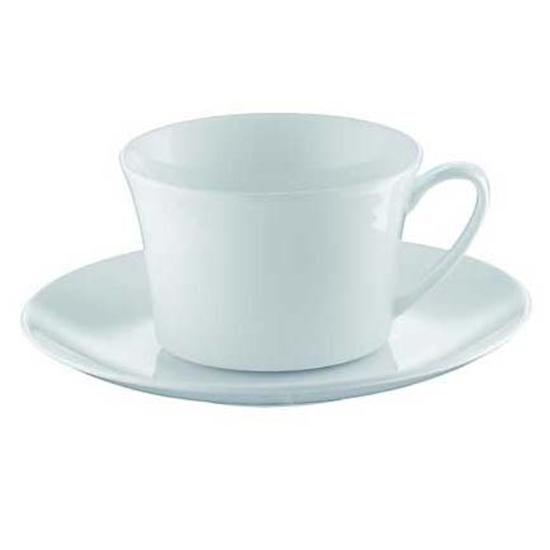 Jade Tea Saucer, White