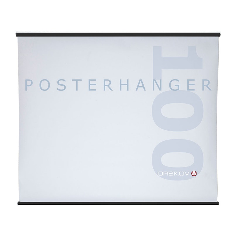 Posterhanger 100 cm, Zwart