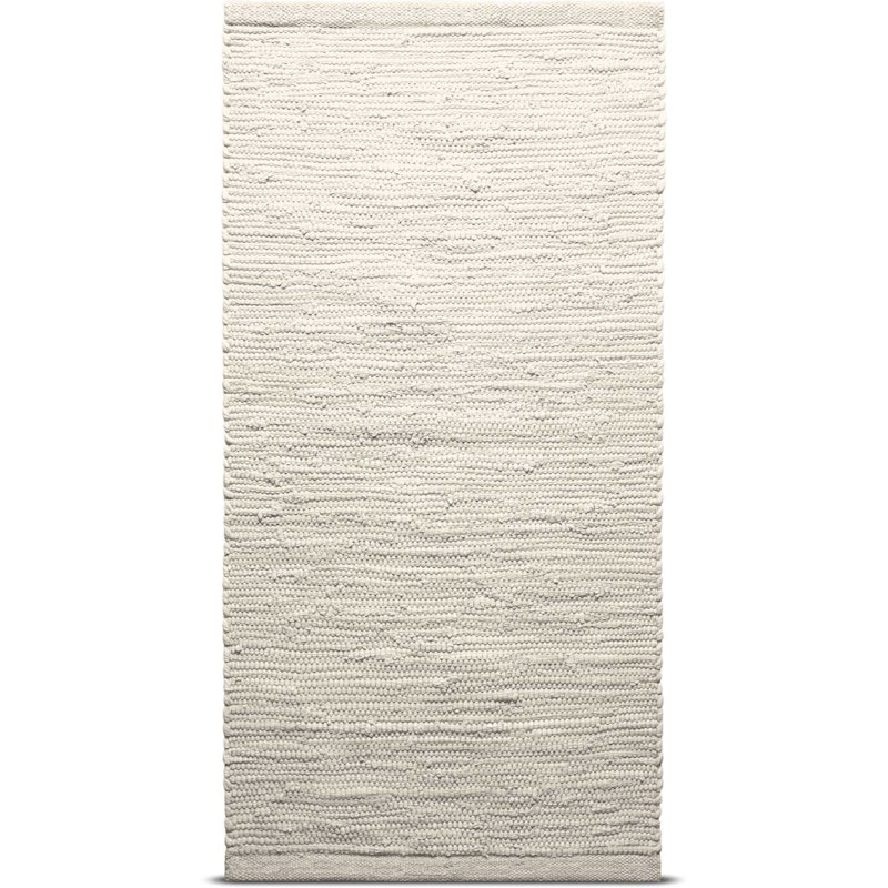 Cotton Vloerkleed Desert White, 65x135 cm