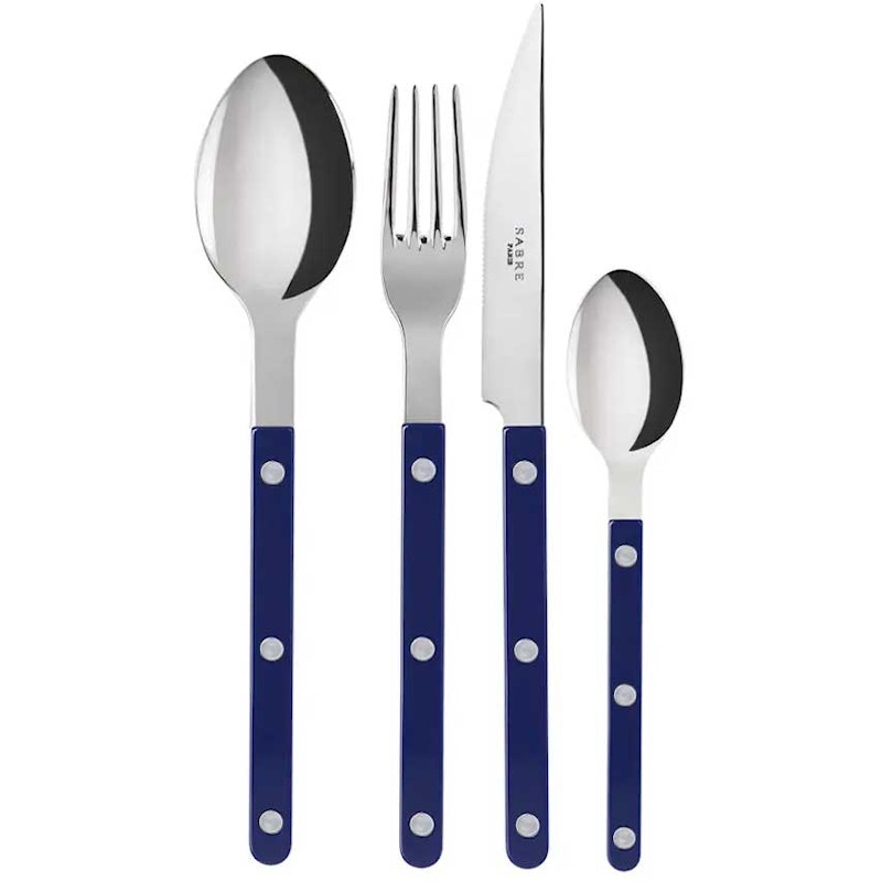 Bistrot Bestekset 4 Stuks, Marineblauw