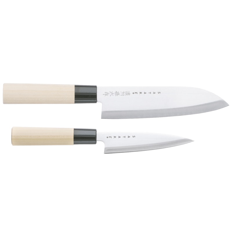 Houcho Knife Set Santuko 17 cm & Paring Knife 12 cm