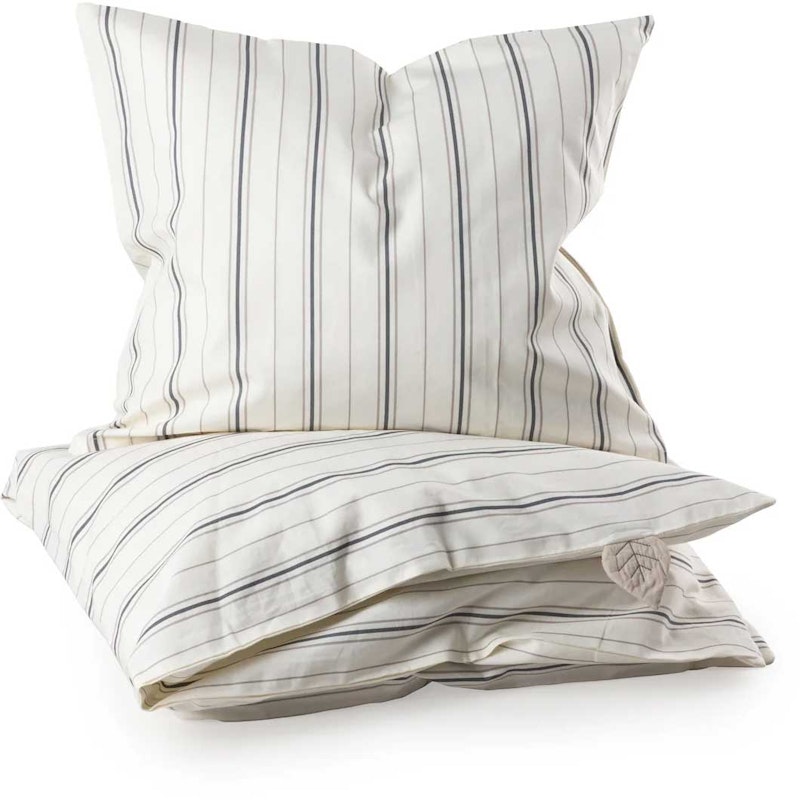 Dekbedovertrekset 70x100 + 40x45 cm, Cream Stripe