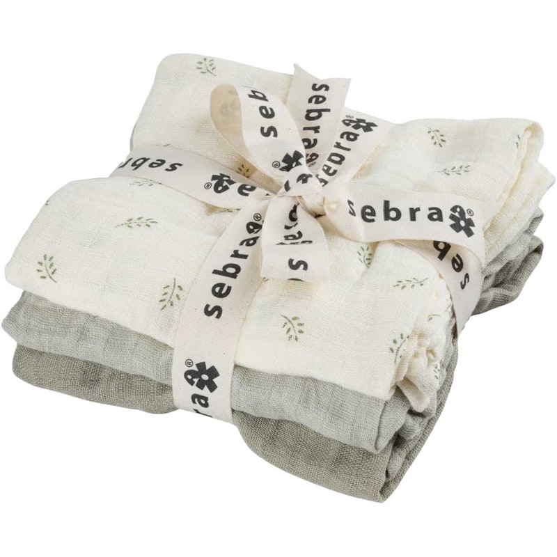 Muslin Babydeken Pak van 3, Sophora Leaves