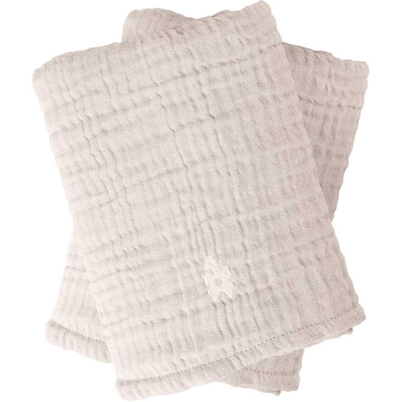 Muslin Nursing Towel 2-pack, Birchbark Rose