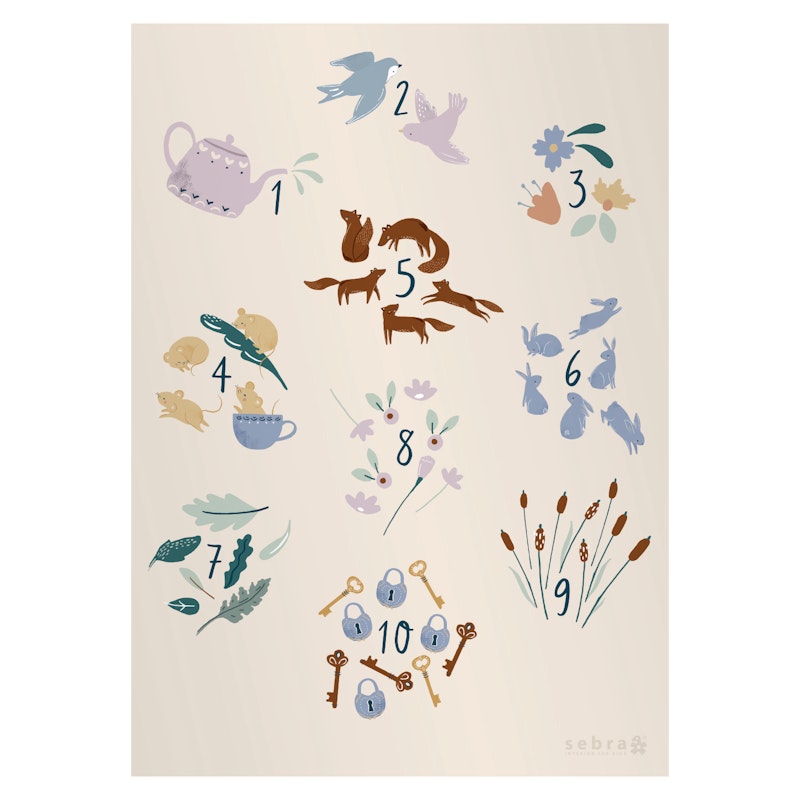 Poster With Numbers, Daydream