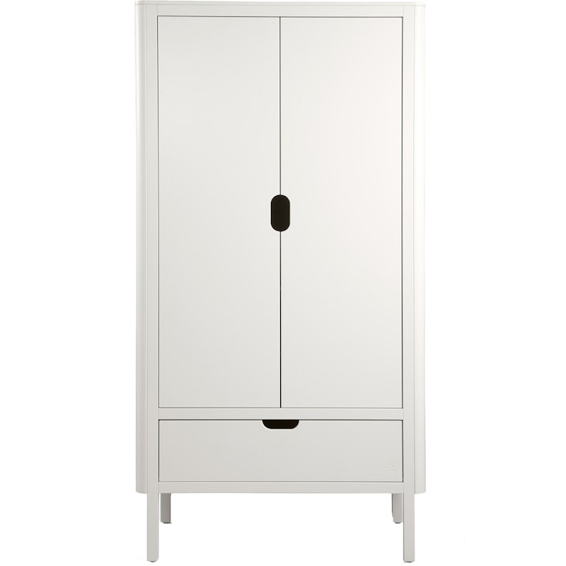 Garderobekast met Twee Deuren, Classic White