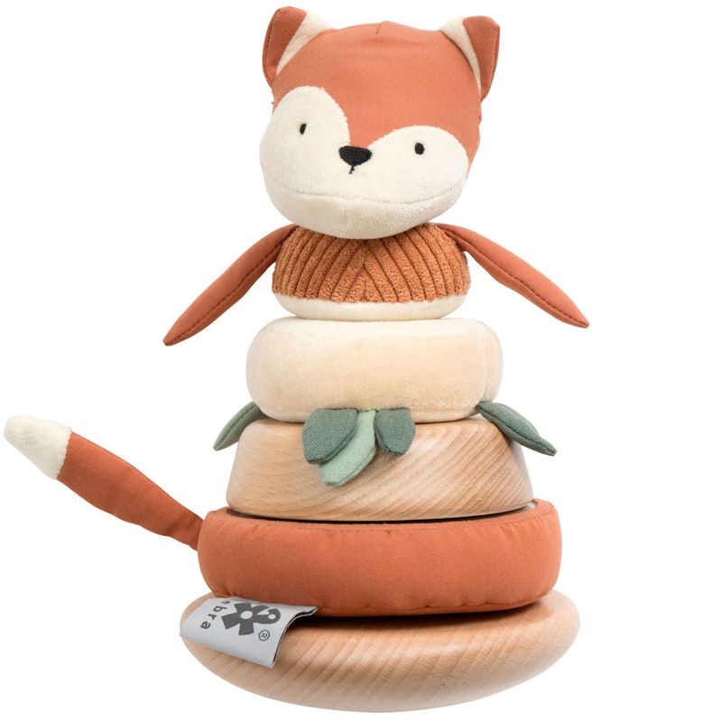 Sparky The Fox Stacking & Tilting Speeltoestel 2-in-1, Fox Tail Red