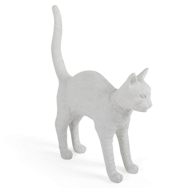 Jobby The Cat Lamp, White