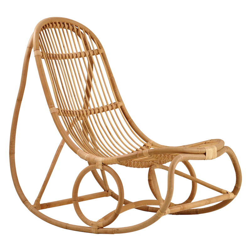 Nanny Schommelstoel Rotan, Naturel