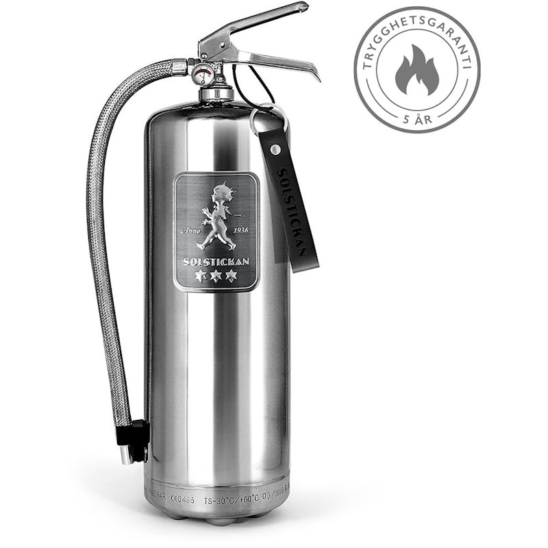 Solstickan Fire Extinguisher 6 kg, Design Edition Steel