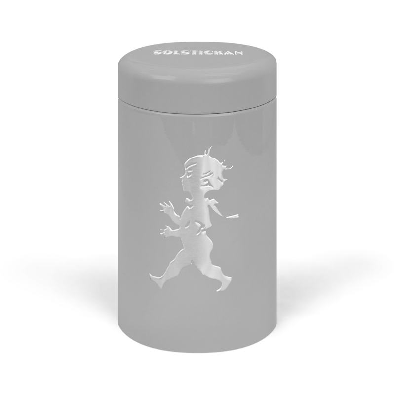 Solstickan Luciferbuisje, Grijs