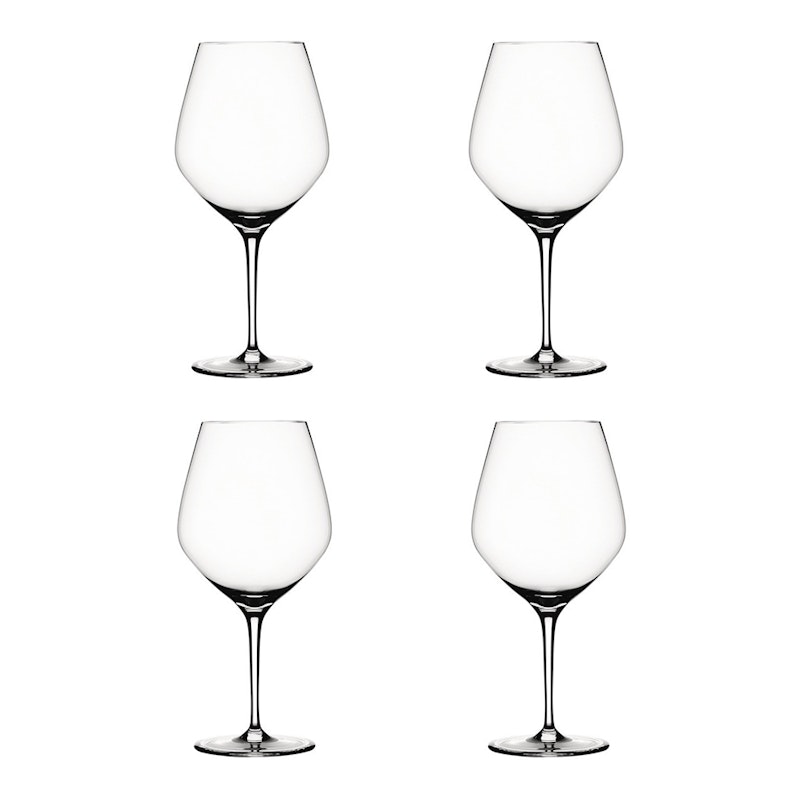 Authentis Burgundyglas Set van 4, 75 cl