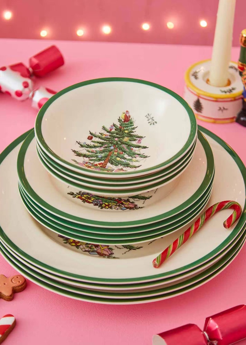 Christmas Tree Serviesset Pak van 12 van Spode | RoyalDesign