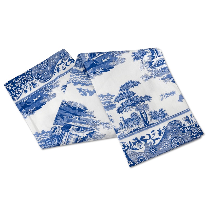 Pimpernel Blue Italian Tea Towel