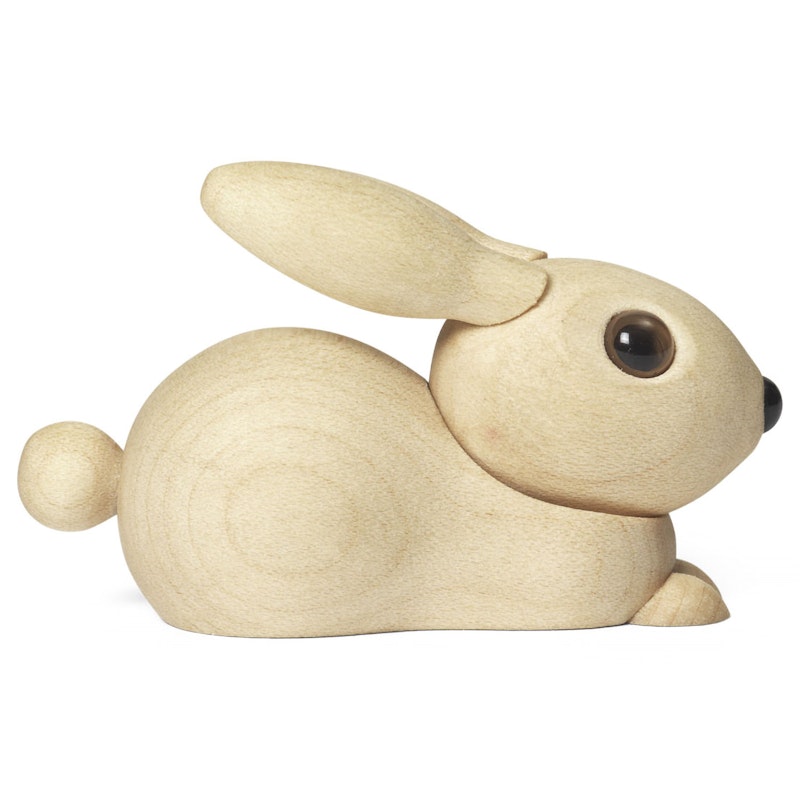 Bell Baby Rabbit Houten Beeldje 3,5 cm