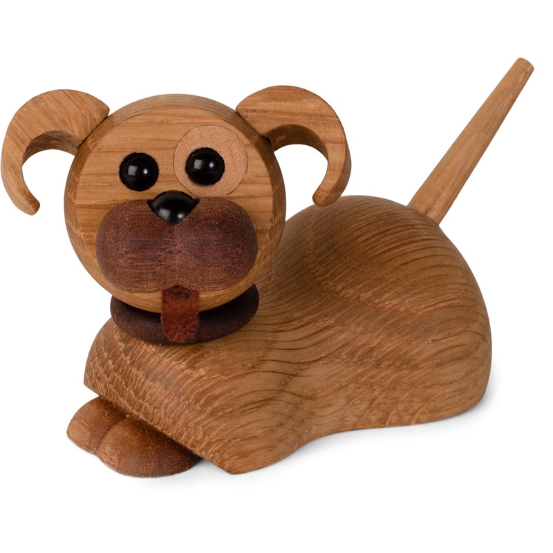 Coco Dog Houten Beeldje 10 cm