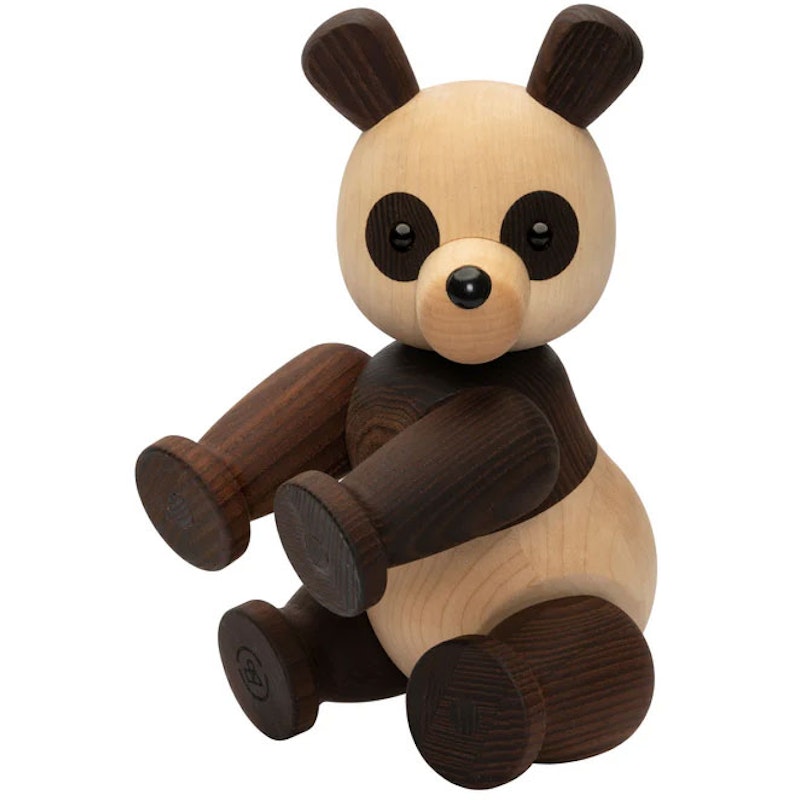 Lotus Panda Houten Beeldje