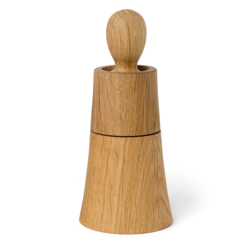 Mrs Salt Mini Zoutmolen Eiken, 16 cm