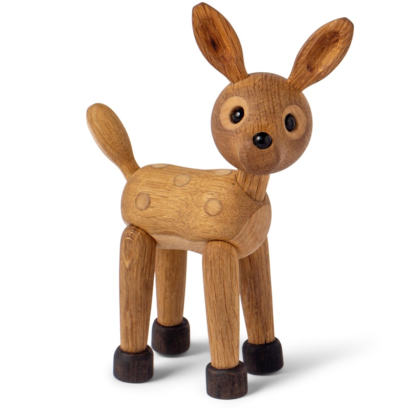 Spot Deer Baby Houten Beeldje 12,7 cm