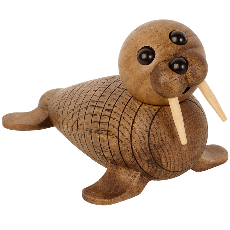 Wally Walrus Houten Beeldje 19 cm