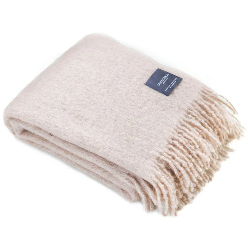 Mohair Plaid 130x170 cm, Zand