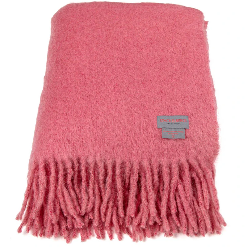 Mohair Plaid 130x170 cm, Roze