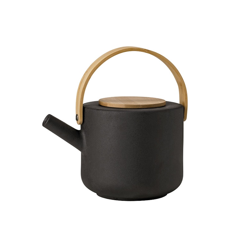 Theo Theepot 1,25 l, Zwart