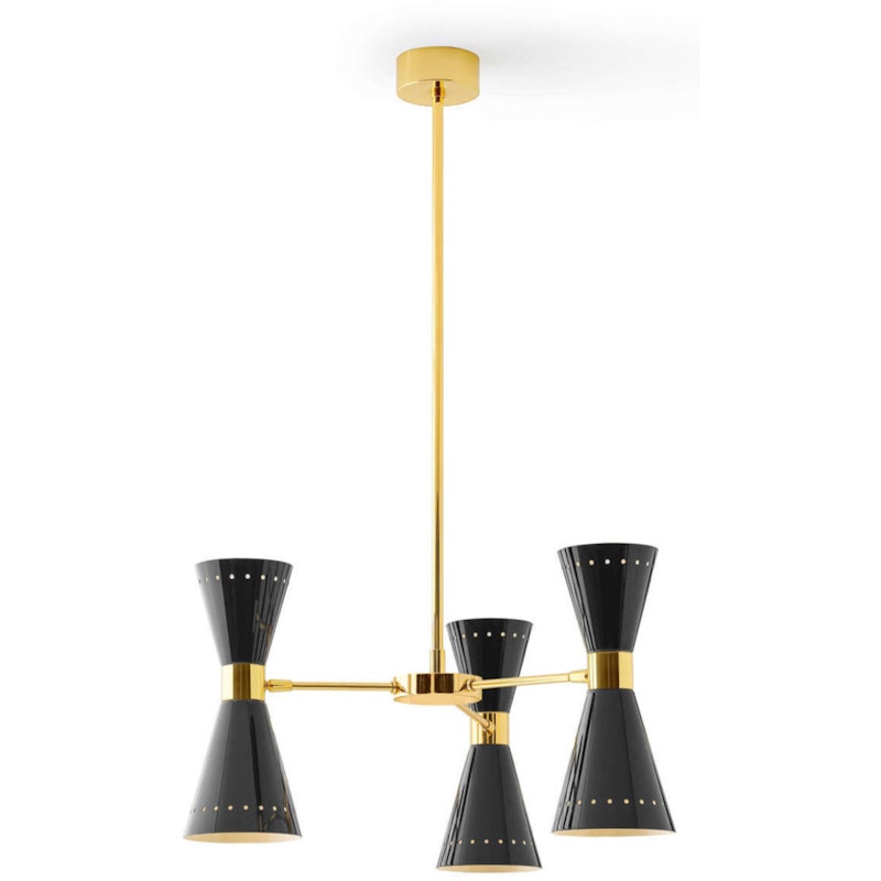 Megafono 3 Hanglamp, Zwart