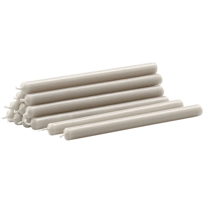 Nagel Kaars Pak van 12, Linen Grey