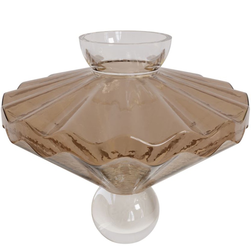 Ballerina Vaas 30 cm, Koffie