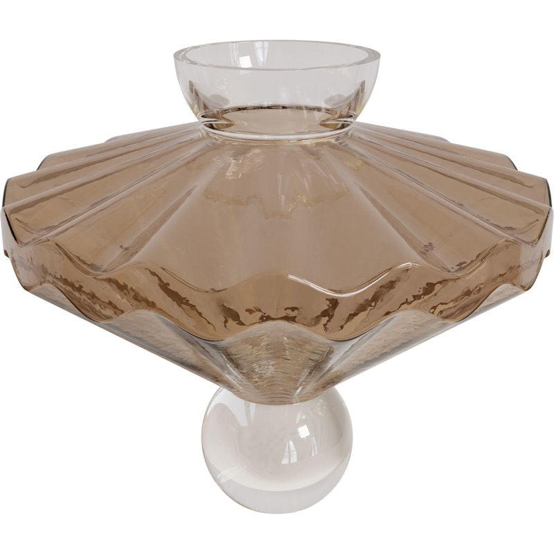 Ballerina Vaas 23 cm, Koffie