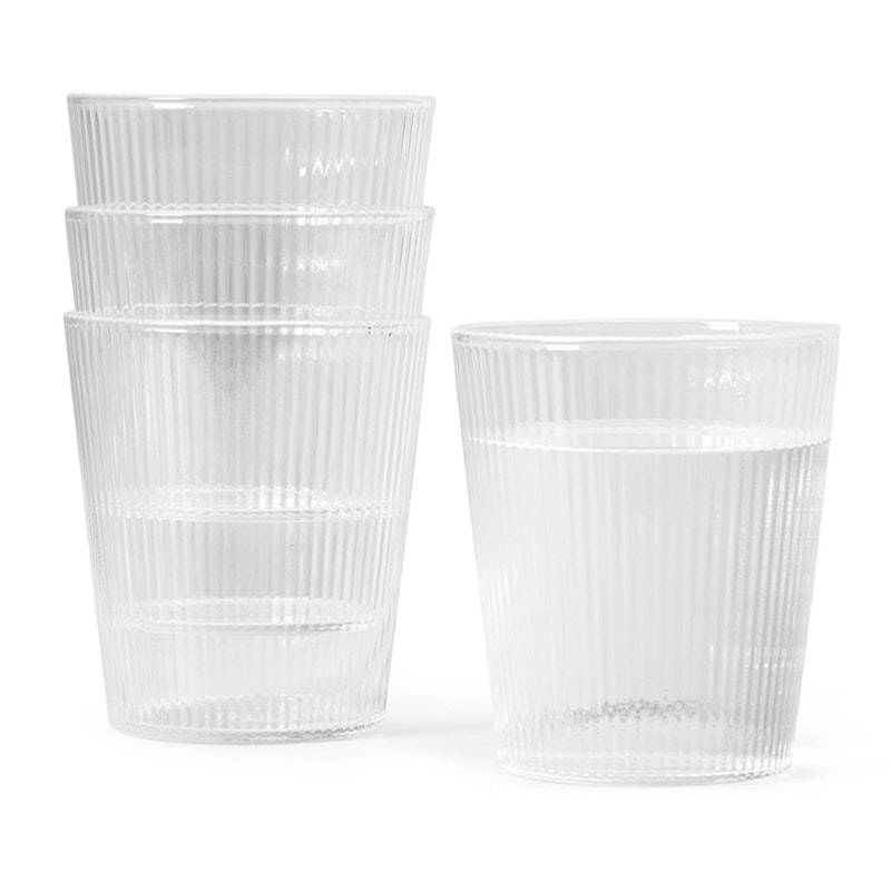 Cone Drinkglas Pak van 4, Doorzichtig