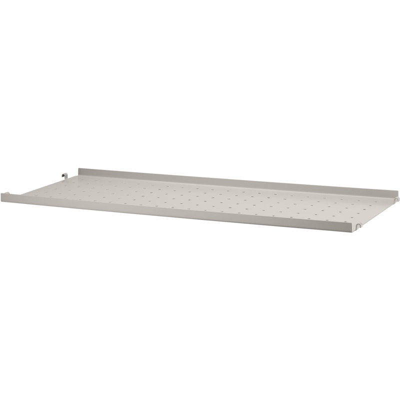 String Schap met Lage Rand Metaal 30x78 cm, Beige