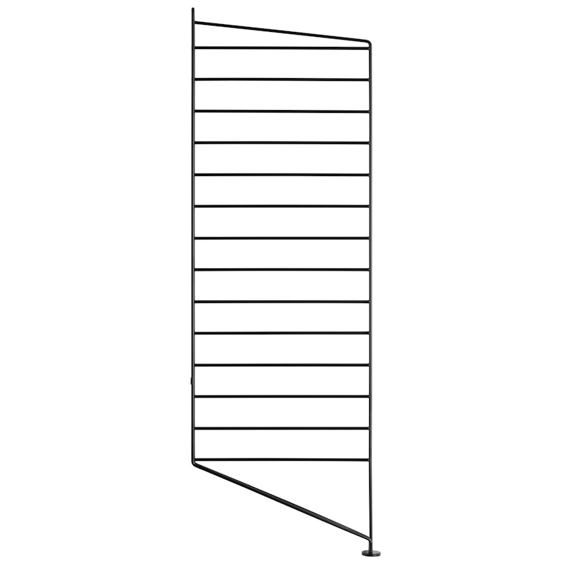 String Paneel Vloer 30x85 cm Pak van 1, Zwart