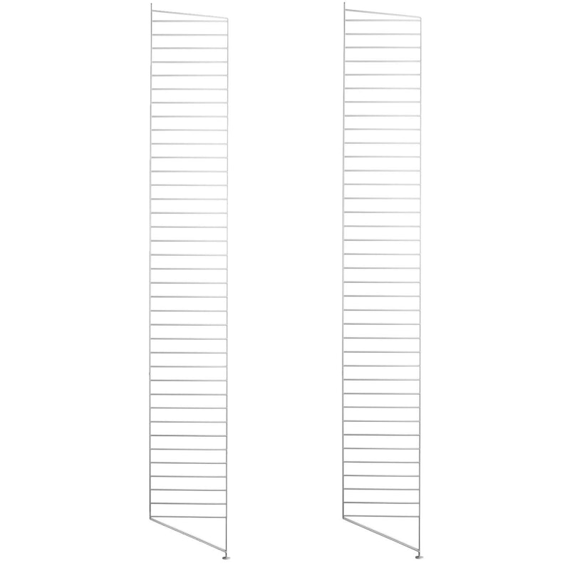 String Panelen Vloer 30x200 cm Pak van 2, Wit