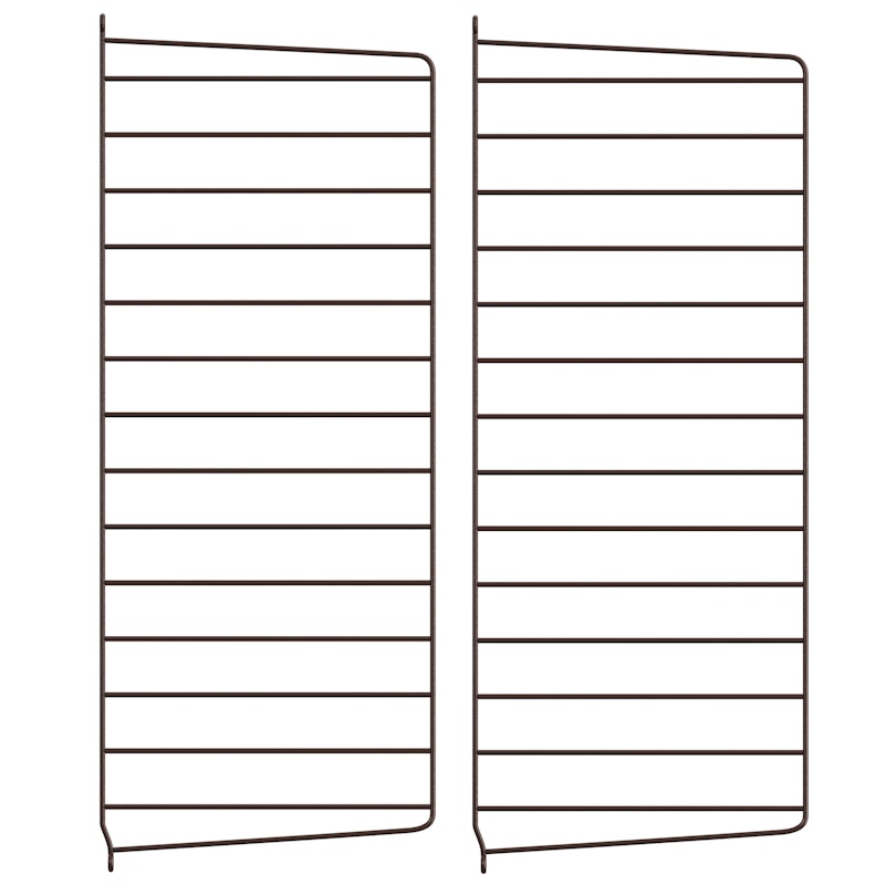 String Panelen 30x75 cm Pak van 2, Donkerbruin