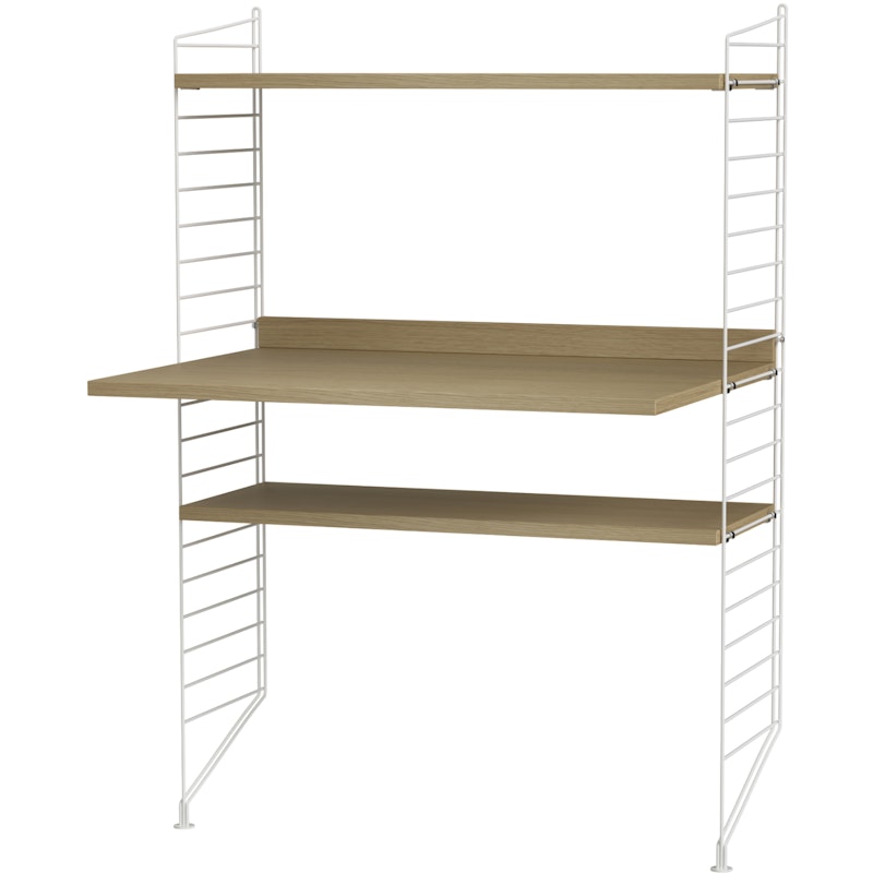 String Shelf Combination H Workplace, Oak / White
