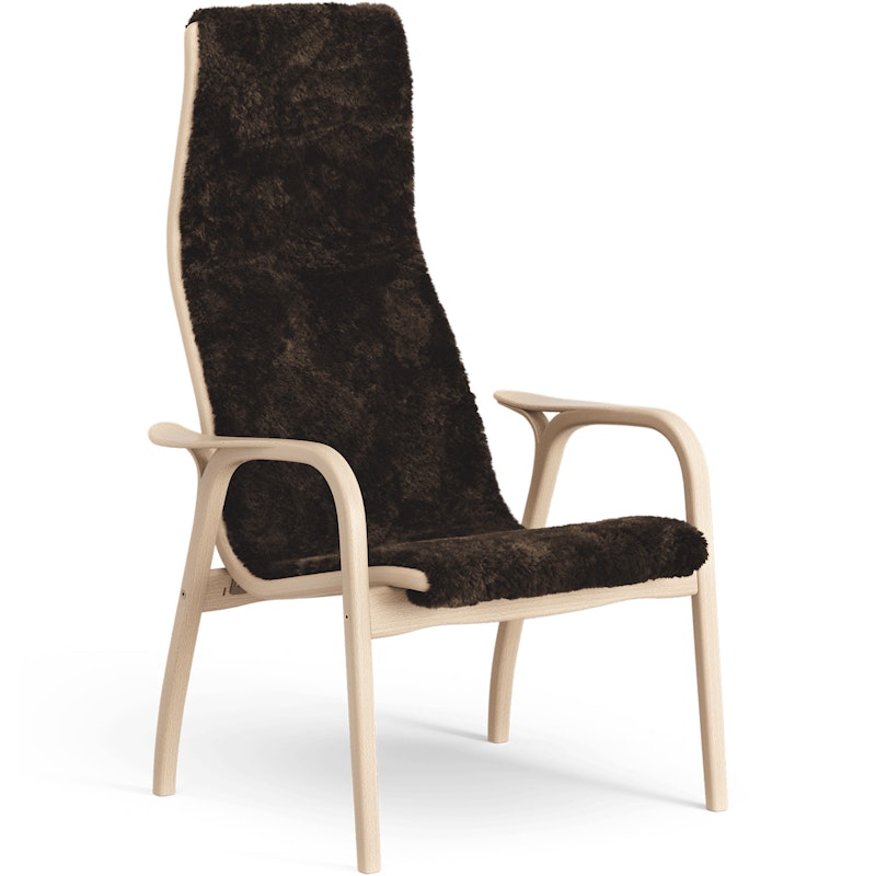 Lamino Chair Sheepskin/Beech, Espresso