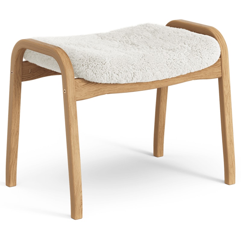 Lamino Stool Sheepskin/Oak, Off-white