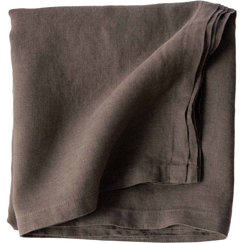 Linen Tafelkleed 145x145 cm, Taupe