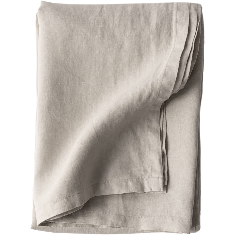 Linen Tafelkleed 145x270 cm, Warm Grijs