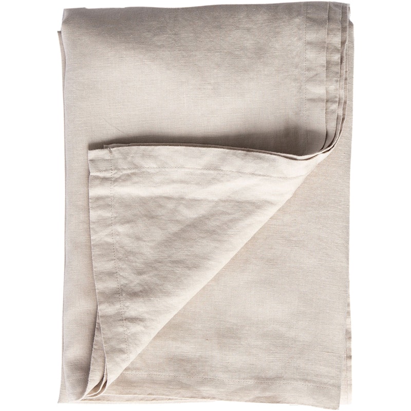 Linen Tafelkleed 145x330 cm, Warm Grijs