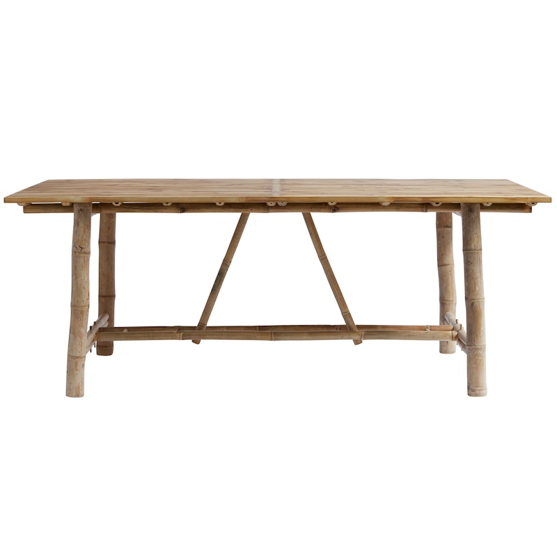 Eettafel Bamboe 80x200 cm, Natuur