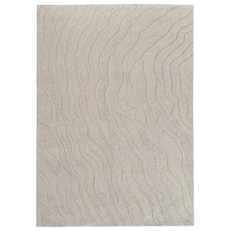 Duvell Wollen Vloerkleed Lichtbeige, 250x350 cm