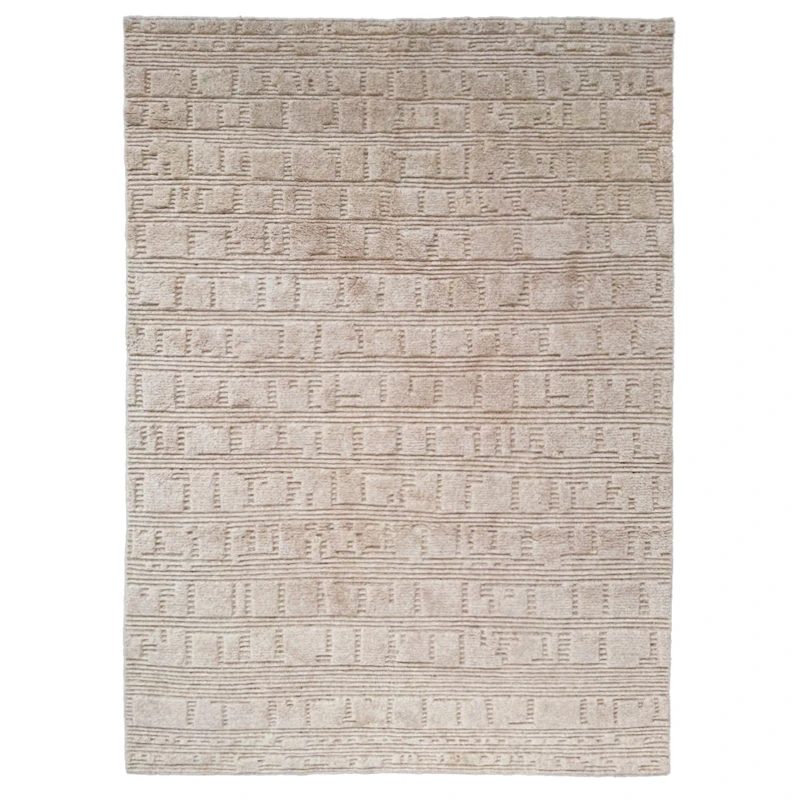 Lydahl Wollen Vloerkleed 250x350 cm, Beige