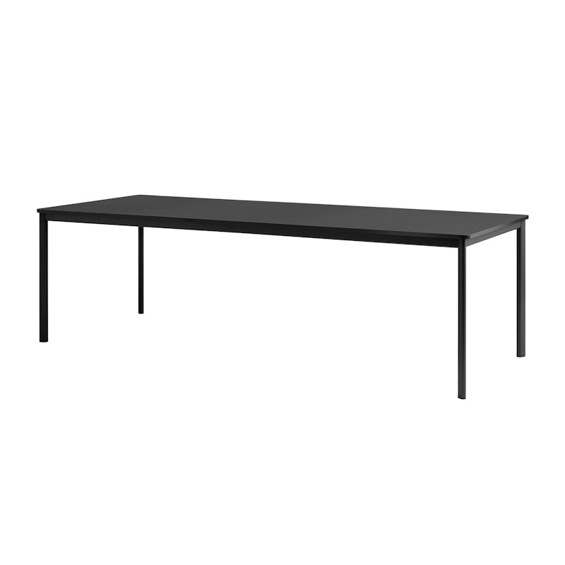 Drip HW60 Tafel 250x100 cm, Black / Black Fenix Nano Laminate