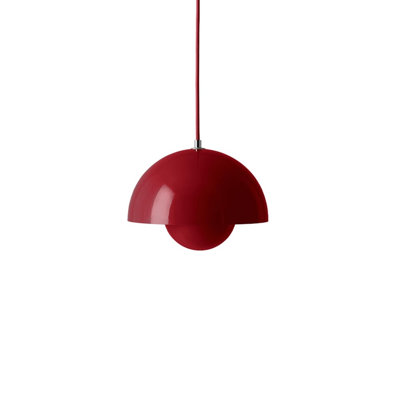 Flowerpot VP1 Hanglamp, Vermilion Red